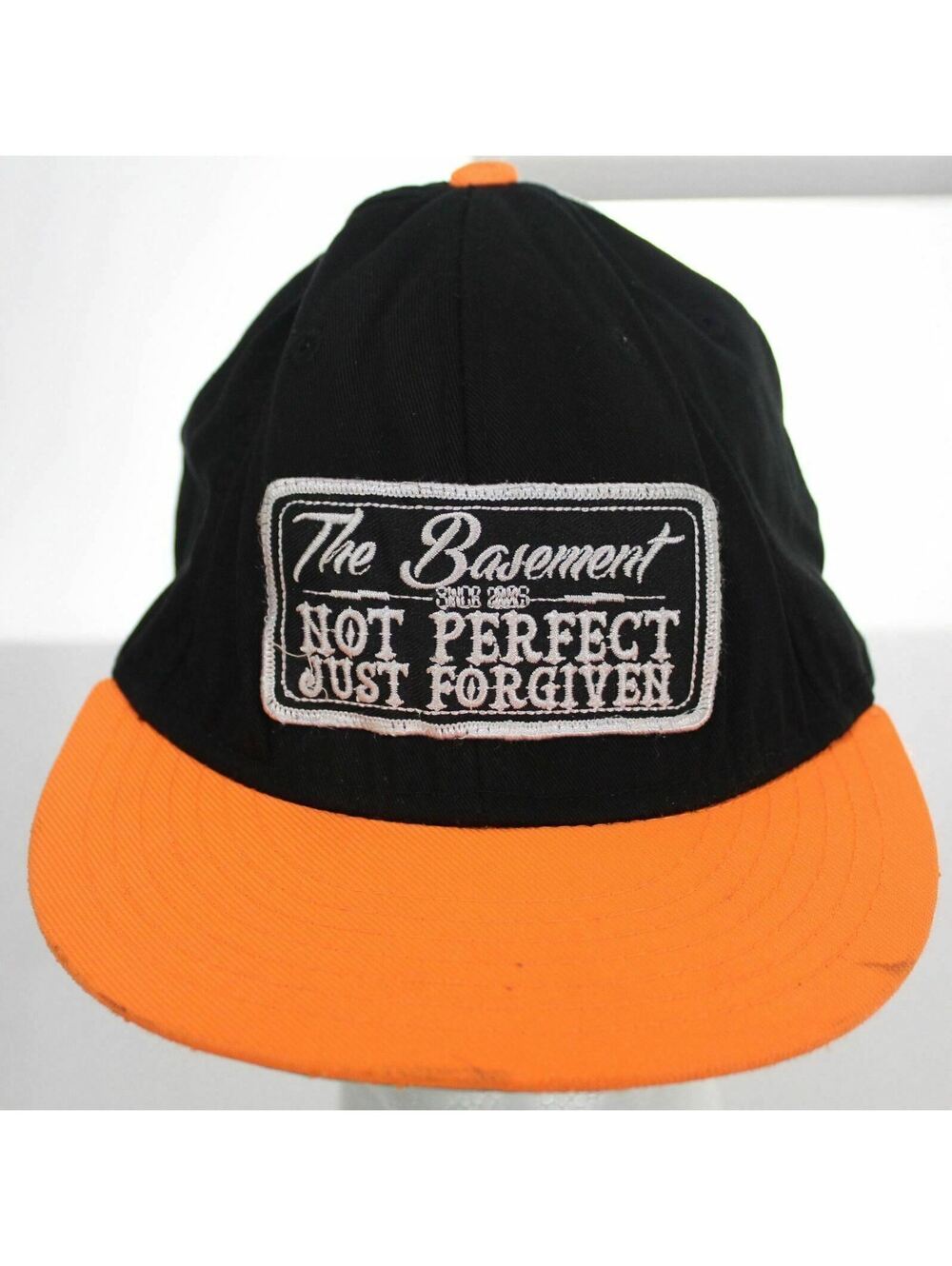 The Basement Not Perfect Just Forgiven Patch Snapback Cap Christian KB Ethos Hat
